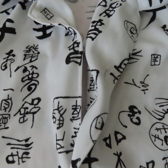 Vintage YMLA Shirt Mens XL  Button  Club Wear Made In USA 90s all over print - Picture 2 of 4